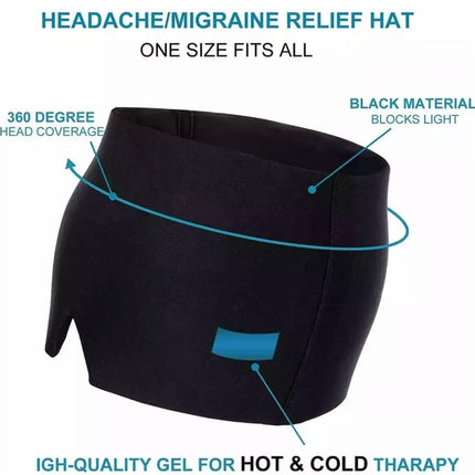 Reusable Natural Head Comfort & Stress Ease, Migraine relief cap